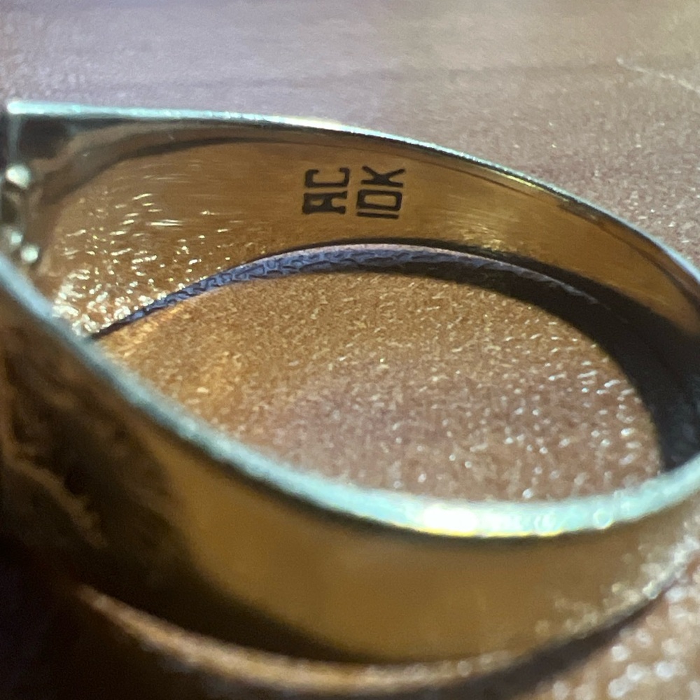 Vintage 10k YG Texas Longhorns Track&field 2003 Big 12 Champion Ring Sz 8.5 - Picture 6 of 9